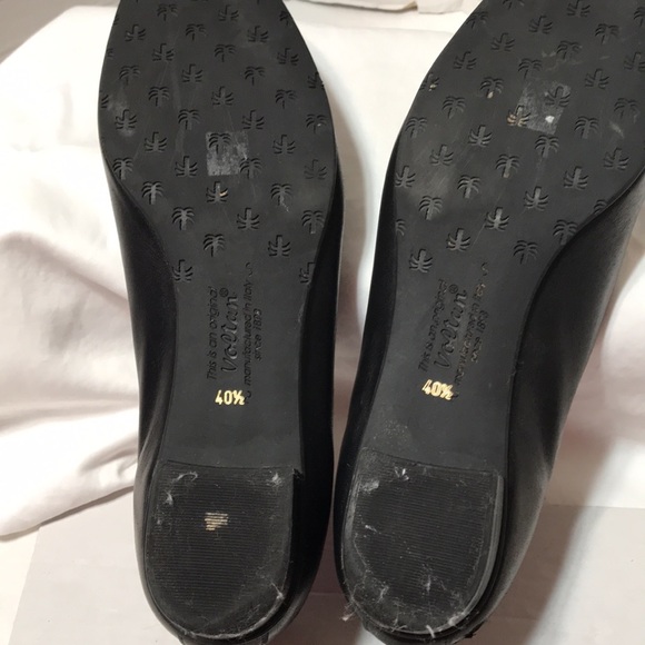 Voltan black leather flats. Leather upper/lining. Made in Italy - Picture 5 of 9